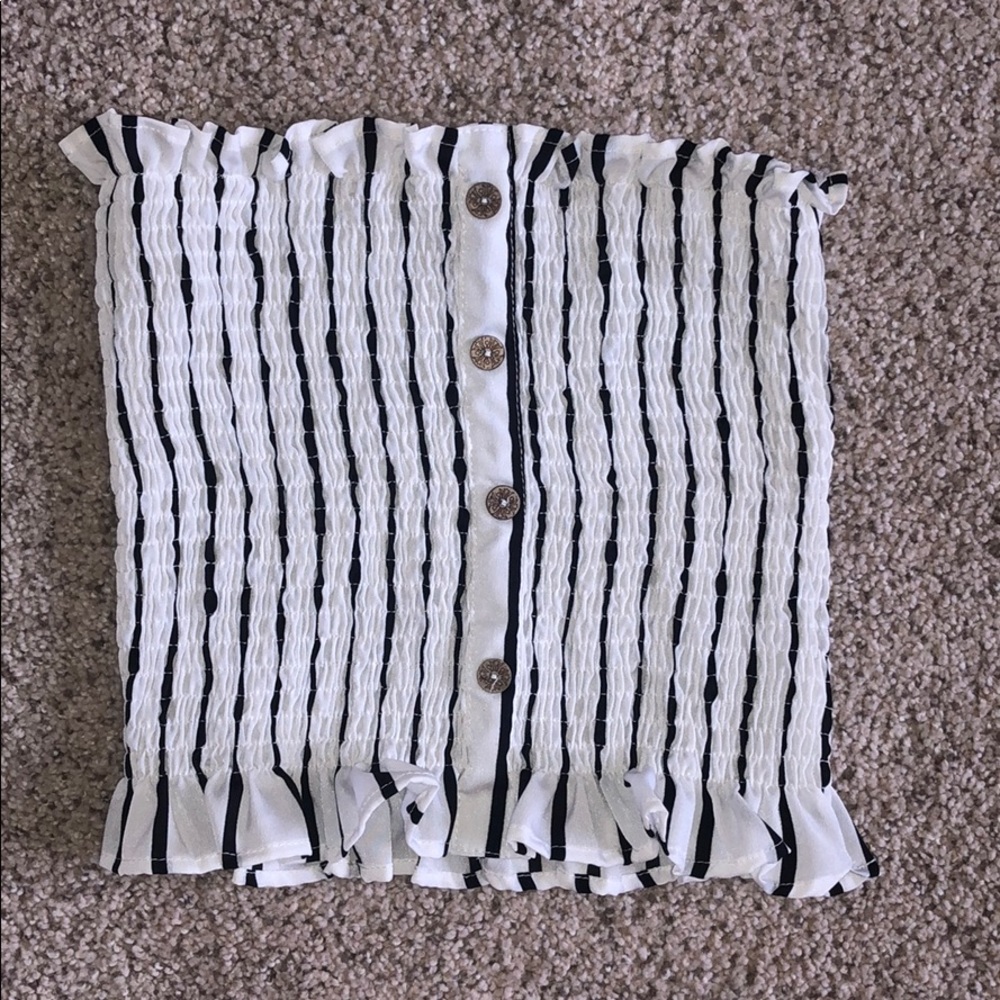 Button down tube top